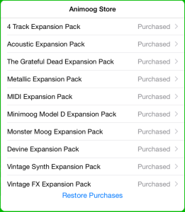 Official Animoog Expansion Packs